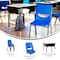 Flash Furniture HERCULES Student Desk w/Open Front Metal Book Box, Gray Desktop, Black Frame and Navy Stack Chair FD-DESK-GYB-SCH3NB-GG - alternate 7